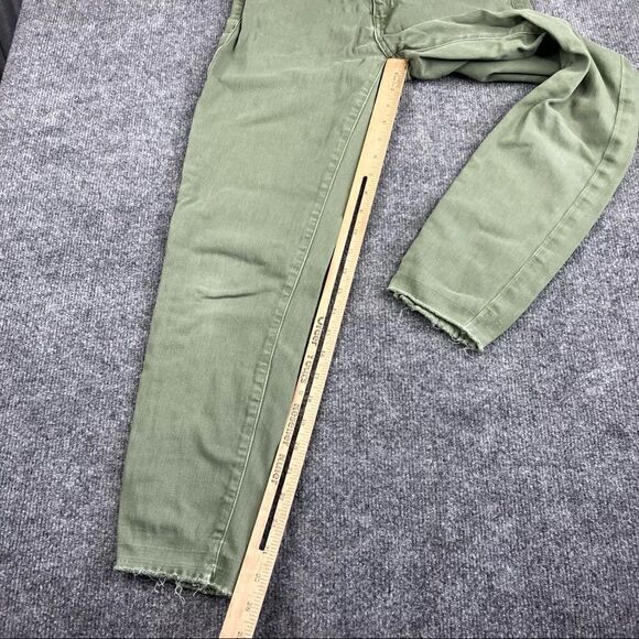 BANANA REPUBLIC mid rise Skinny Jeans army green GARDEN GIRL! - Picture 2 of 10